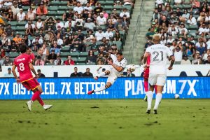 LA Galaxy Head Coach Greg Vanney will have a tough decision on whether to start Forward Billy Sharp or not for this weekend's El Tráfico and LA bragging rights. (Photo Credit: LA Galaxy)