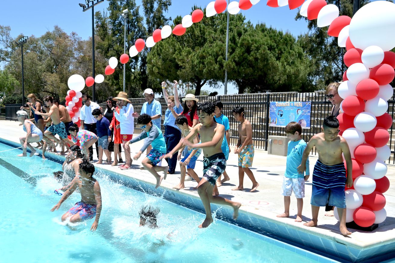 Los Angeles County pools are open and will be open through October.