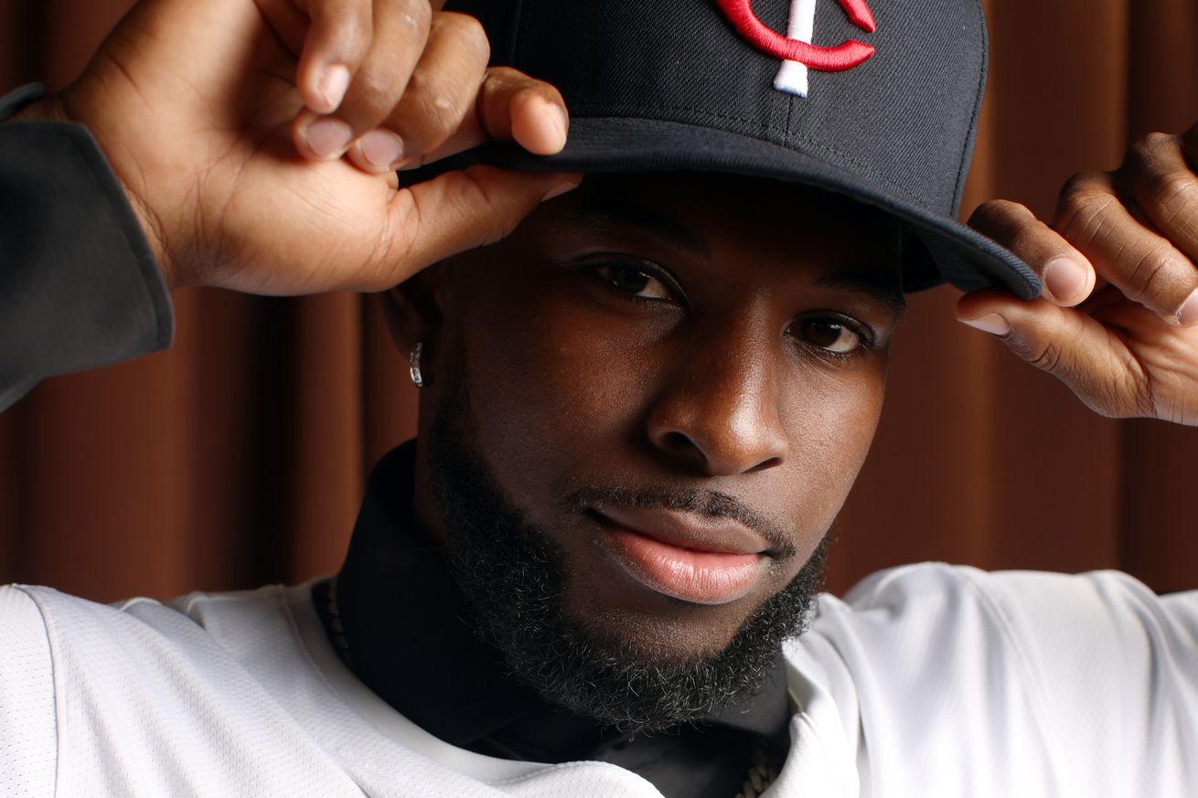 FORT WORTH, TX - JULY 14: Kaelen Culpepper poses for a portrait after being selected 21st overalll by the Minnesota Twins during the 2024 MLB Draft Photo Shoot at Cowtown Coliseum on Sunday, July 14, 2024 in Fort Worth, Texas.