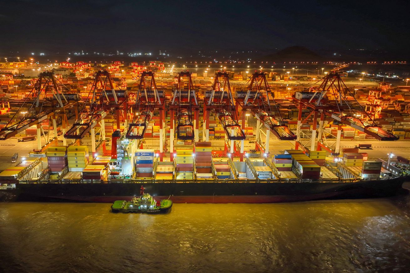 Yangshan Port in Shanghai