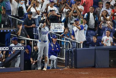 Los Angeles Dodgers v Miami Marlins