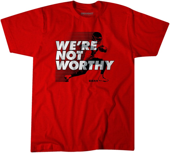 Xavier Worthy: We’re Not Worthy shirt