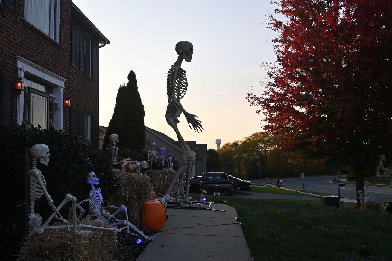 Stolen 12 Foot Skeleton