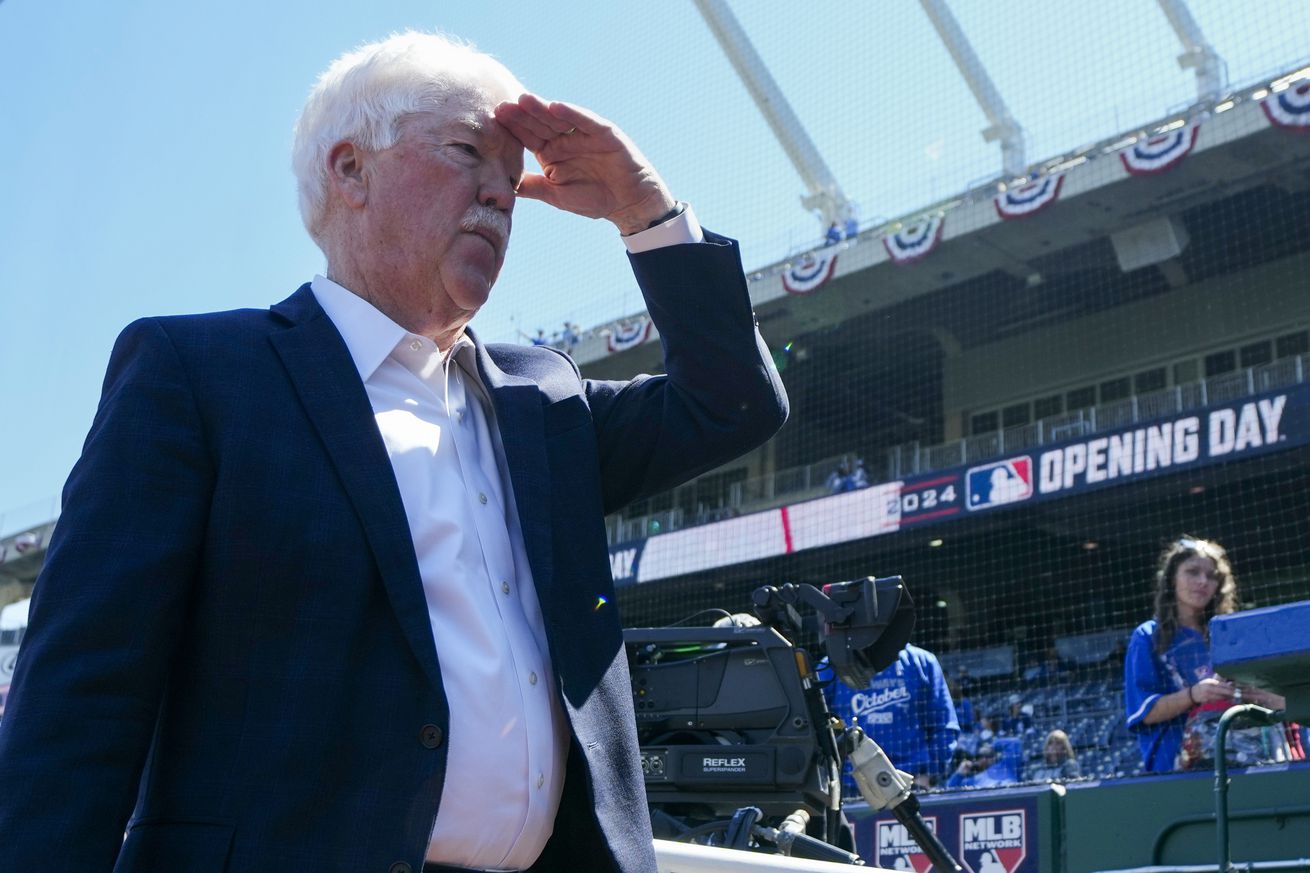 Kansas City Royals owner John Sherman prior to a game against the Minnesota Twins at Kauffman Stadium.