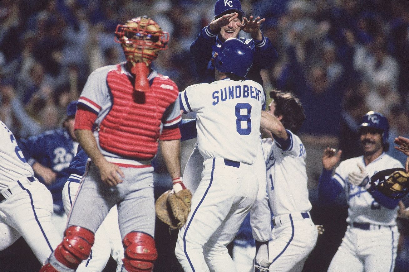 Kansas City Royals Jim Sundberg, 1985 World Series