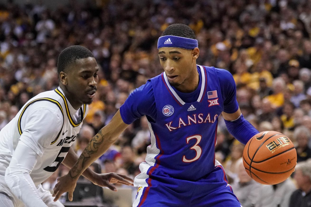 NCAA Basketball: Kansas at Missouri