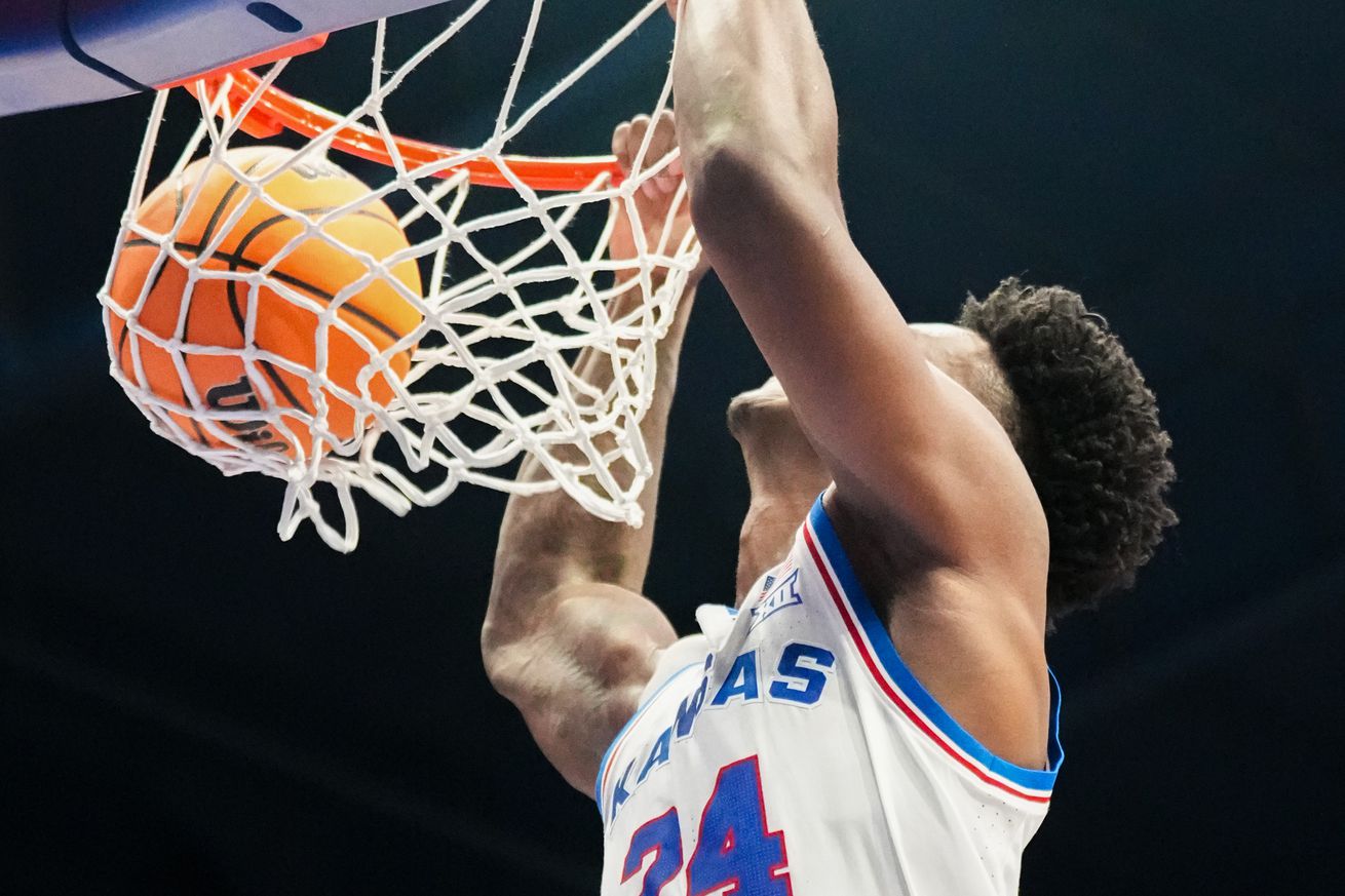 NCAA Basketball: Brown at Kansas