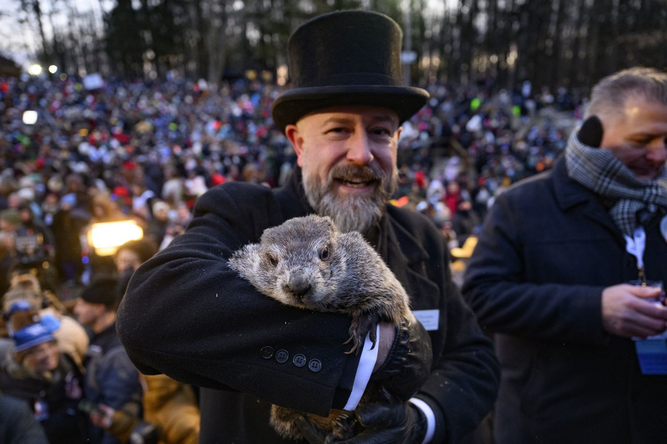 Punxsutawney Phil Shares Winter/Spring Prediction On Groundhog’s Day